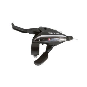 Фото Шифтер/тормозная ручка Acera ST-EF65-L(LL)2A левый 3 ск. 2 пальца черный/590077