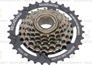 Фото Трещотка Shimano MF-TZ30 6ск 14-34 черный AMFTZ306434T