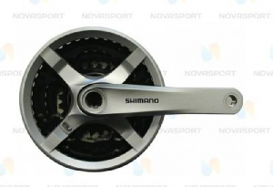 Фото Шатун Shimano Tourney TY501 175мм 42/34/24 серебро б/уп AFCTY501E244CSB